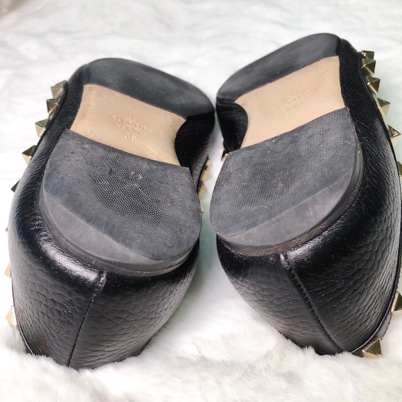 ❤️SOLD❤️Valentino rockstud balle flats black 38 - Picture 6 of 9